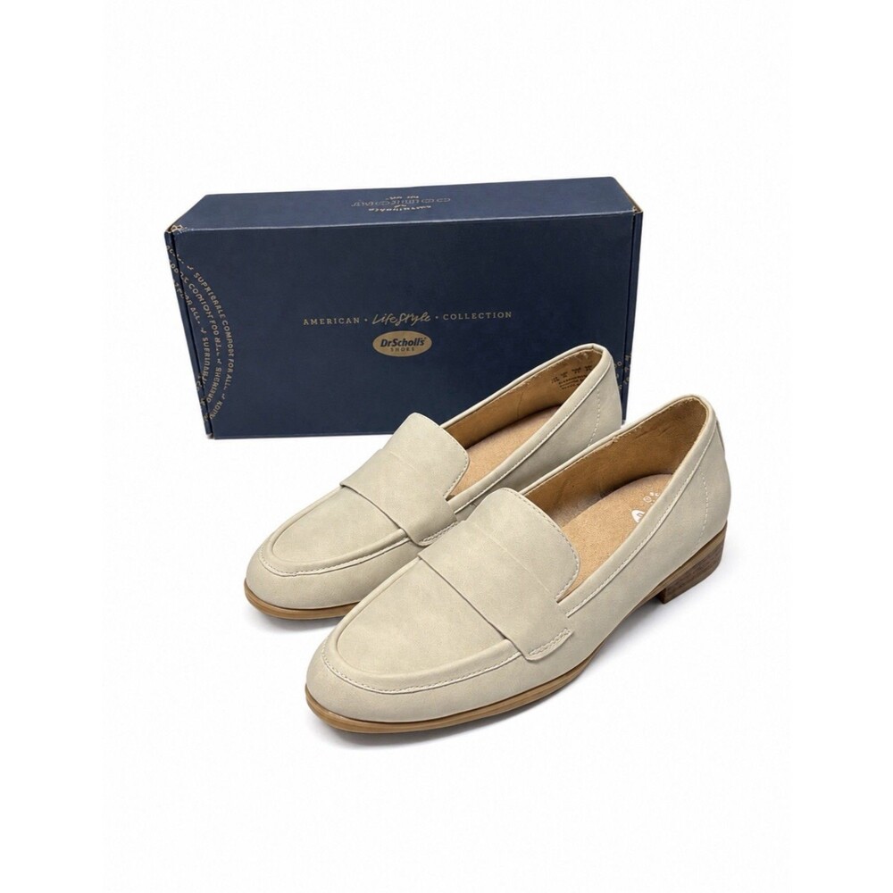 Dr. Scholls Faxon Too Mix Rate Tofu/Cream Color Size 11M Women's Loafers NIB
